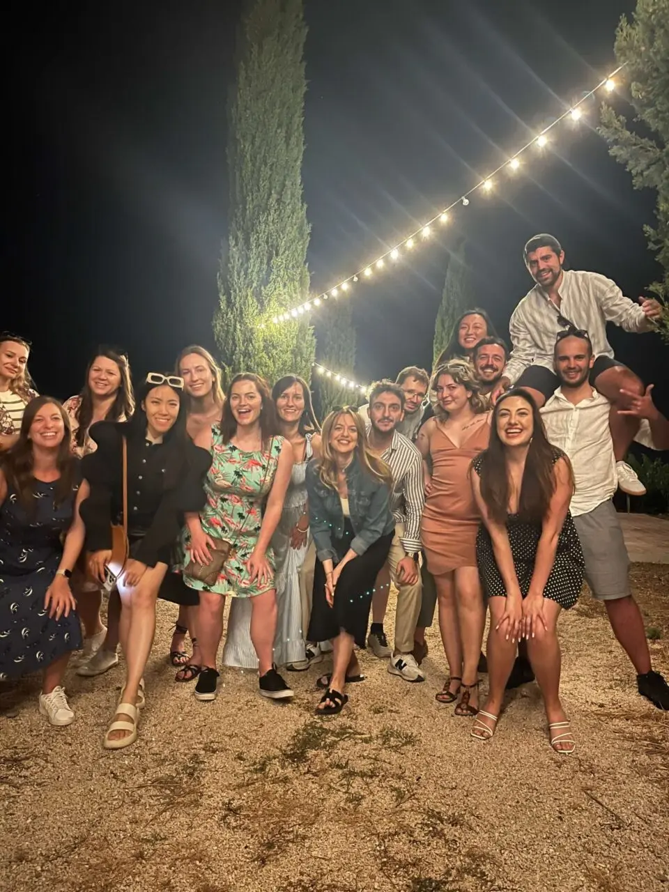 Group photo of digital nomads at a Tursi Digital Nomads community gathering